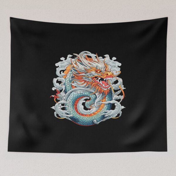 Item preview, Traditional Chinese Dragon - Chinese Dragon Head, Gift for Dragon Lover designed and sold by AITeeGenius.