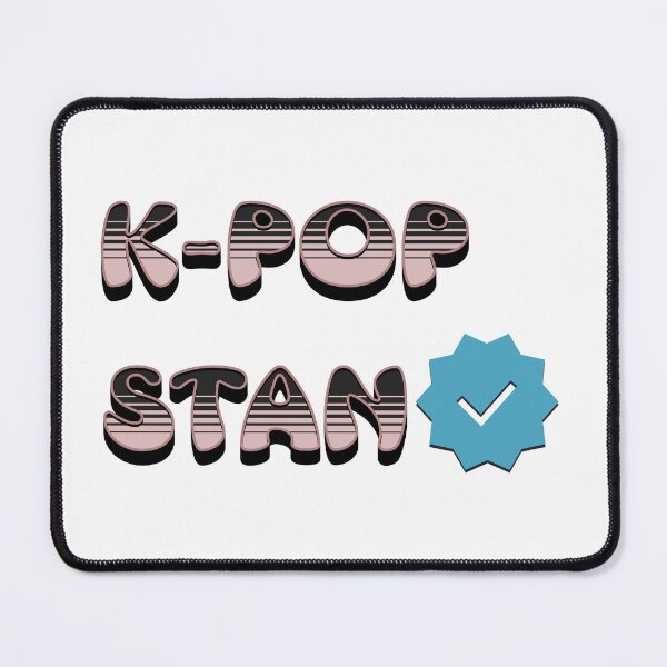 Item preview, K-Pop Stan Verified, Kpop fandom art designed and sold by JinJinYoon.