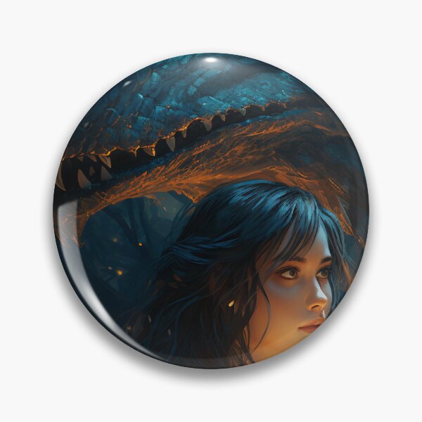Item preview, The Enchanting Embrace: A Beautiful Woman and Her Blue Dragon designed and sold by oanaunciuleanu.