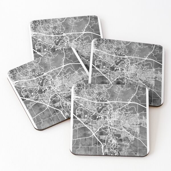 Item preview, Iowa City Map designed and sold by ArtPrints.