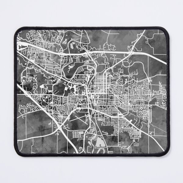 Item preview, Iowa City Map designed and sold by ArtPrints.