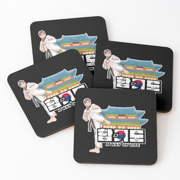 Item preview, Hapkido A Way of Life | Korean Temple with Boy High Kicking designed and sold by Kimochi-Shop.