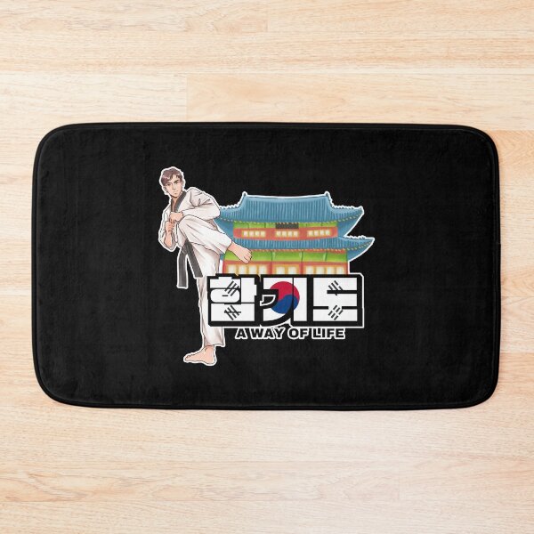 Item preview, Hapkido A Way of Life | Korean Temple with Boy High Kicking designed and sold by Kimochi-Shop.