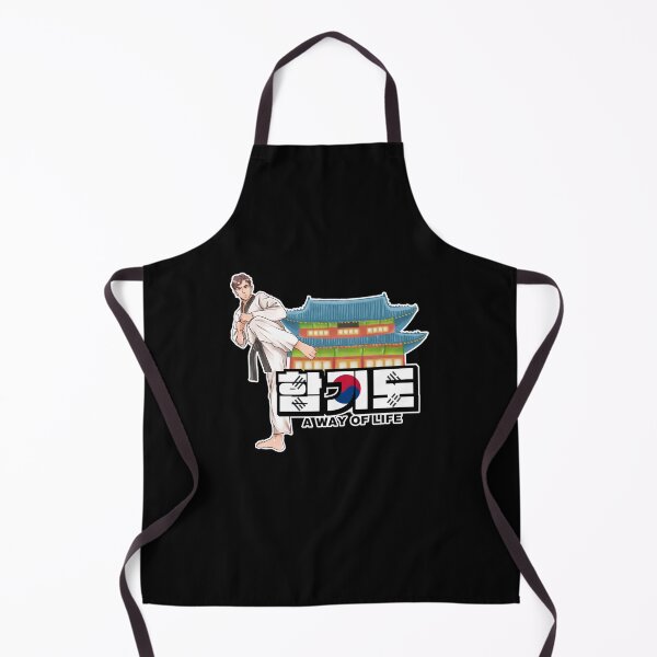 Item preview, Hapkido A Way of Life | Korean Temple with Boy High Kicking designed and sold by Kimochi-Shop.