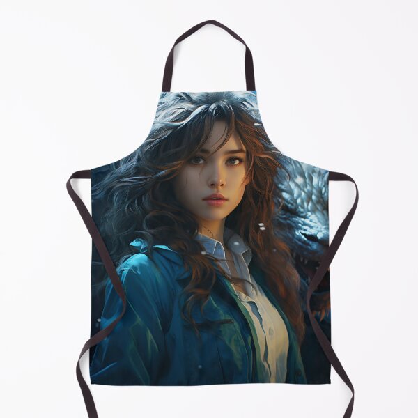 Item preview, The Enchanting Embrace: A Beautiful Woman and Her Blue Dragon designed and sold by oanaunciuleanu.