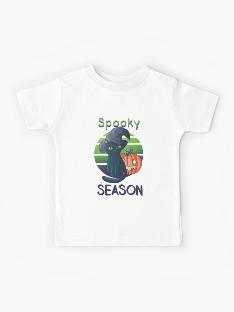 Thumbnail 1 of 2, Kids T-Shirt, Spooky season designed and sold by FelineEmporium.