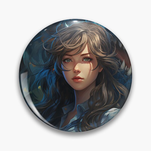 Item preview, The Enchanting Embrace: A Beautiful Woman and Her Blue Dragon designed and sold by oanaunciuleanu.