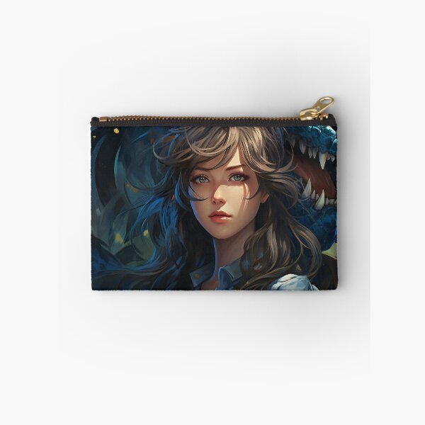 Item preview, The Enchanting Embrace: A Beautiful Woman and Her Blue Dragon designed and sold by oanaunciuleanu.