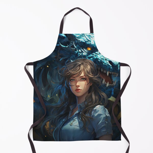 Item preview, The Enchanting Embrace: A Beautiful Woman and Her Blue Dragon designed and sold by oanaunciuleanu.