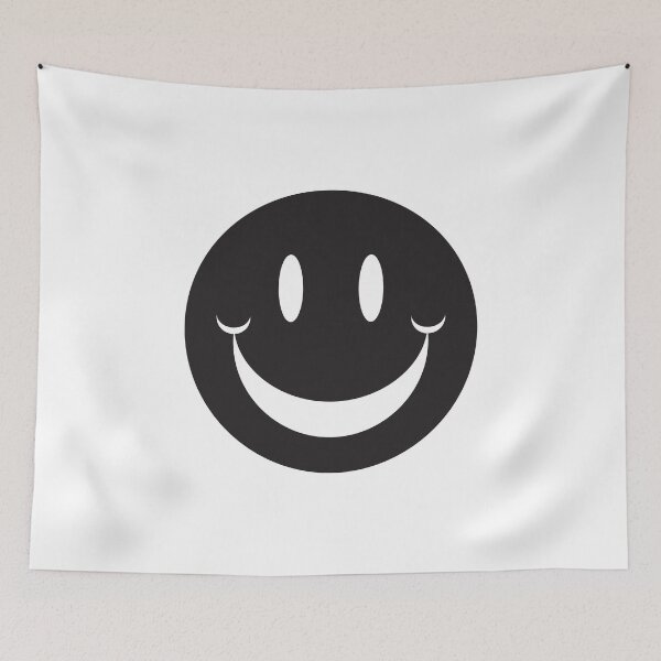 Item preview, Black smile designed and sold by stickerbundle.