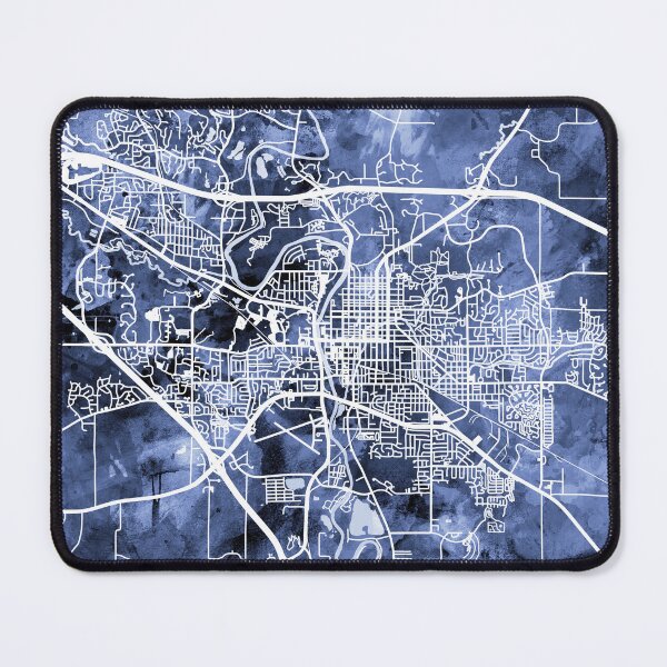 Item preview, Iowa City Map designed and sold by ArtPrints.