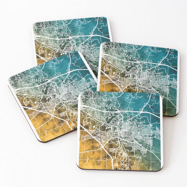 Item preview, Iowa City Map designed and sold by ArtPrints.