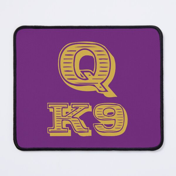Item preview, Big Omega Que Dawg Royal Purple and Old Gold K9 designed and sold by 7-Hills.