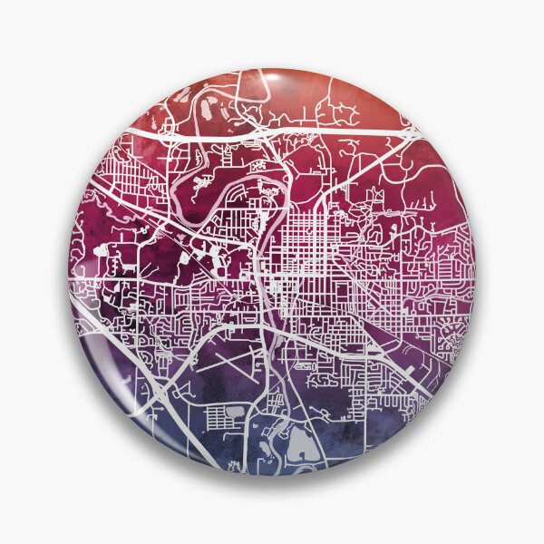 Item preview, Iowa City Map designed and sold by ArtPrints.