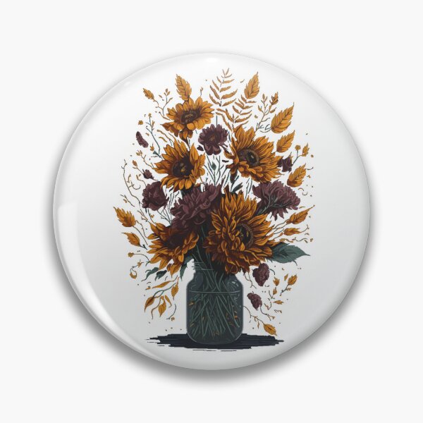 Item preview, Flowers in mason jar designed and sold by Top-Bot.