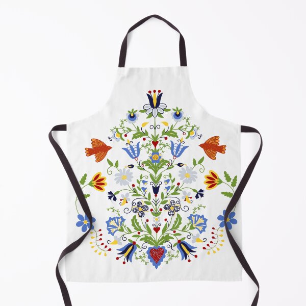 Item preview, Kalocsai folk art colorful flowers designed and sold by Kormix.
