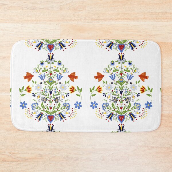 Item preview, Kalocsai folk art colorful flowers designed and sold by Kormix.