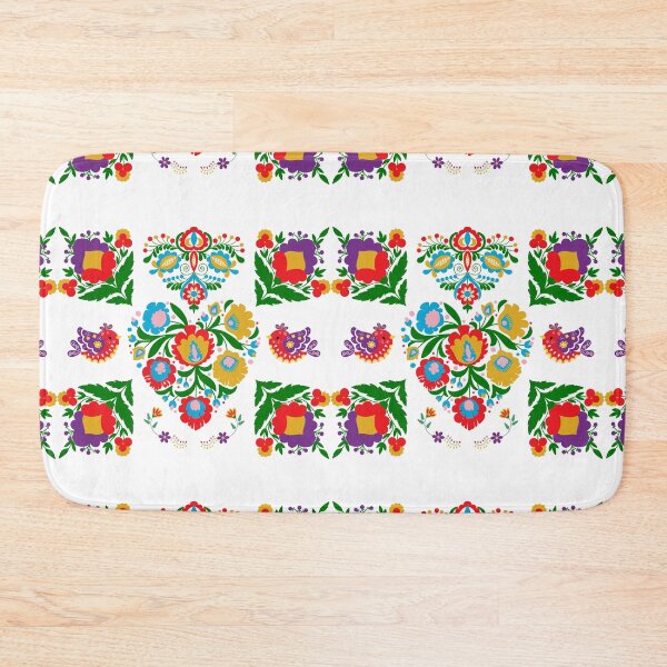 Item preview, Kalocsai folk art colorful flowers pattern designed and sold by Kormix.