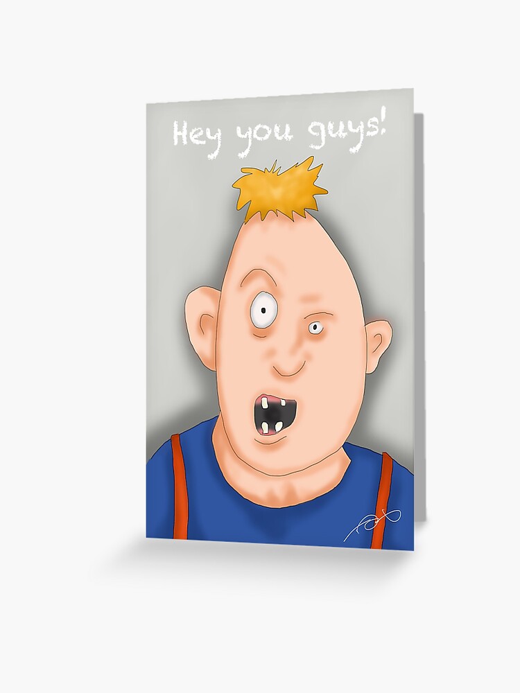 Hey You Guys Sloth The Goonies Greeting Card By Tdcartoonart Redbubble