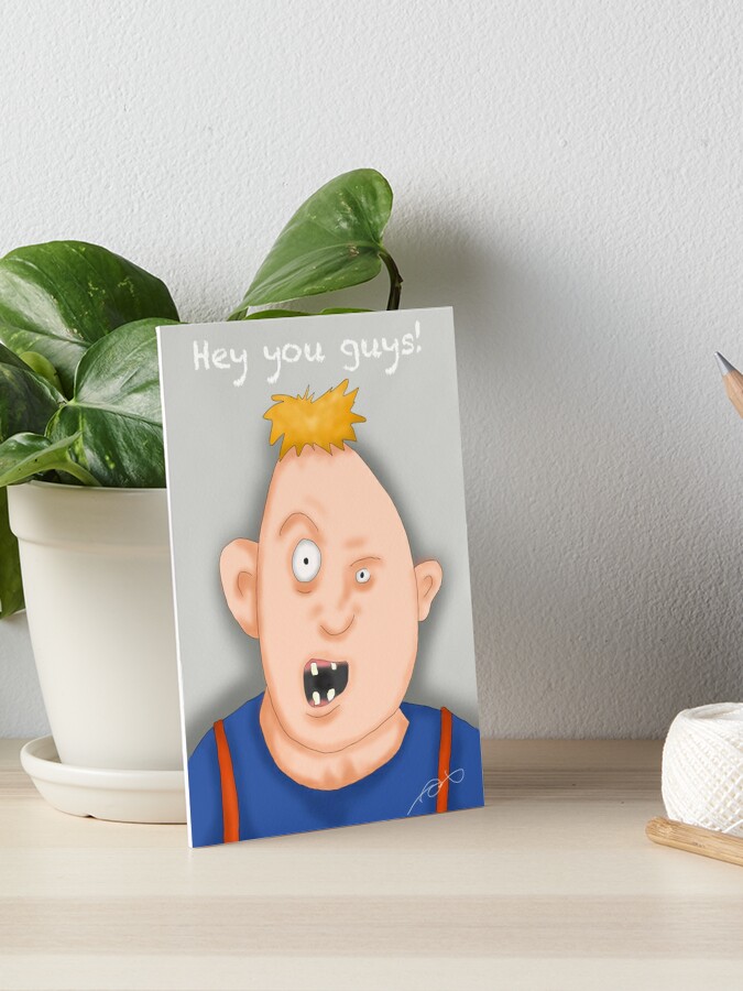 Hey You Guys Sloth The Goonies Art Board Print By Tdcartoonart Redbubble