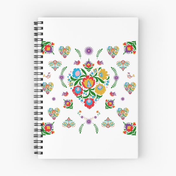 Item preview, Kalocsai folk art colorful full flowers pattern designed and sold by Kormix.