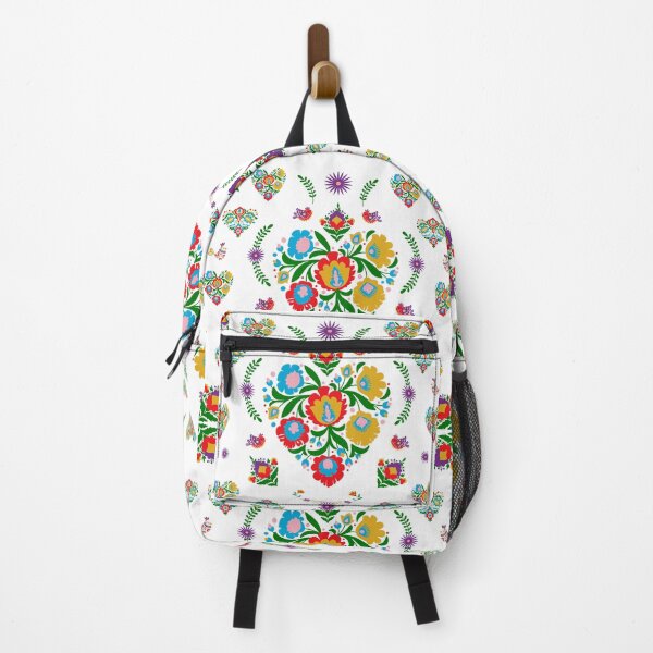 Item preview, Kalocsai folk art colorful full flowers pattern designed and sold by Kormix.