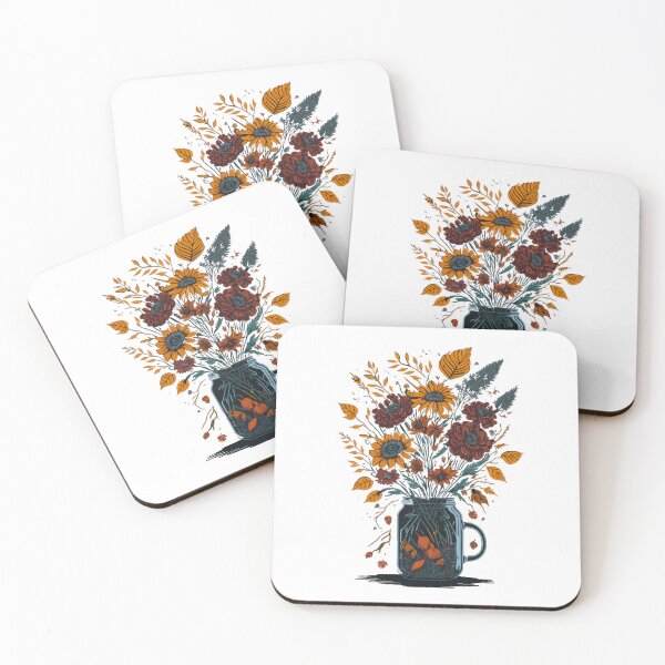 Item preview, Flowers in mason jar designed and sold by Top-Bot.