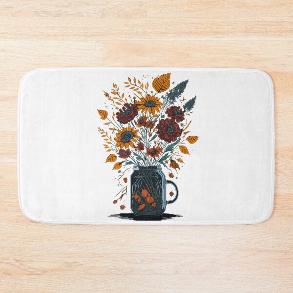 Item preview, Flowers in mason jar designed and sold by Top-Bot.
