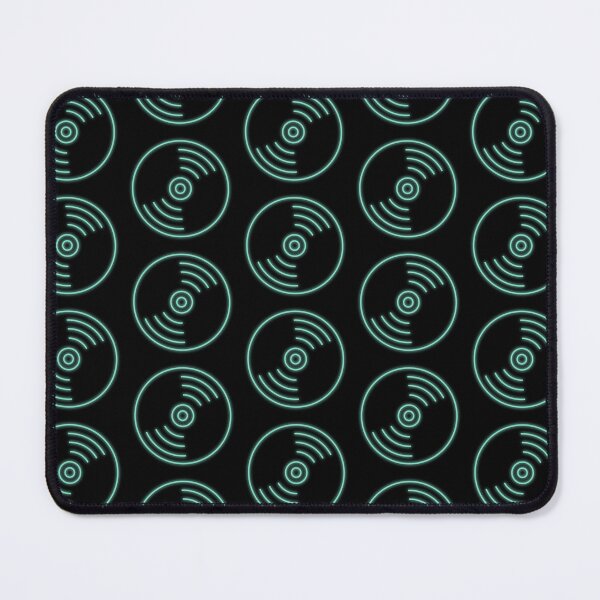 Item preview, Glowing Neon Sign Vinyl Record Lines Art designed and sold by TheEclecticKat.