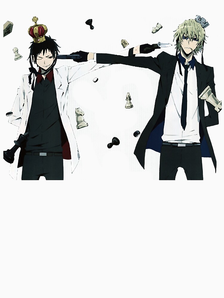 Aperçu 7 sur 7. T-shirt classique avec l'œuvre Izaya et Shizuo créée et vendue par rosead-bottss.