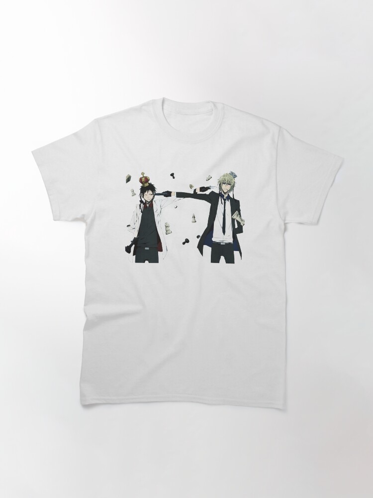 Aperçu 3 sur 7. T-shirt classique avec l'œuvre Izaya et Shizuo créée et vendue par rosead-bottss.