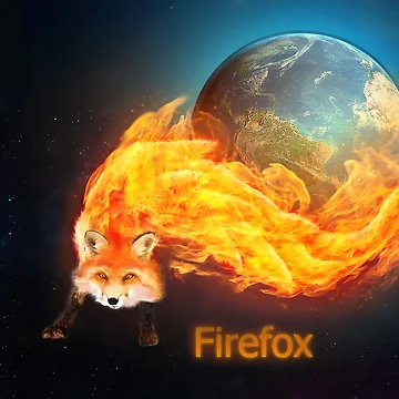 Artwork thumbnail, Firefox by Rist