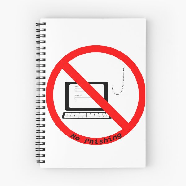Item preview, No Phishing Sign designed and sold by McNerdic.