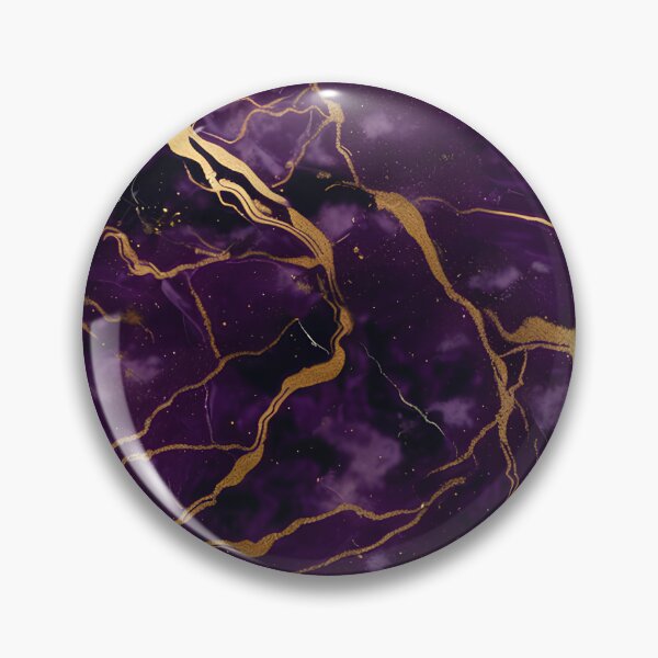 Item preview, Dark Purple Marble Texture with Gold Flecks  designed and sold by BirdsnStuff.