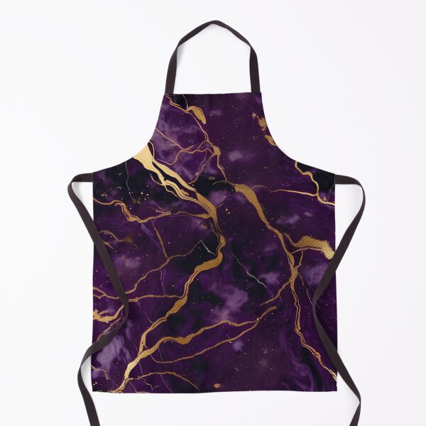 Item preview, Dark Purple Marble Texture with Gold Flecks designed and sold by BirdsnStuff.