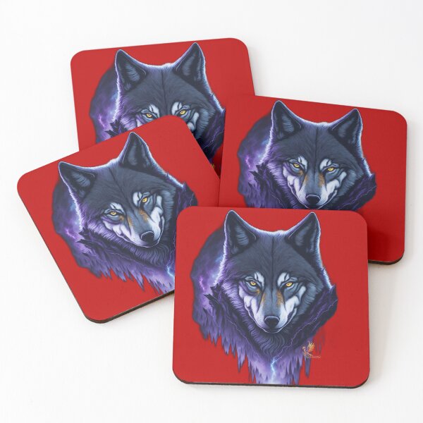 Item preview, Sinister Wolf (Red) designed and sold by AmaziaCo.