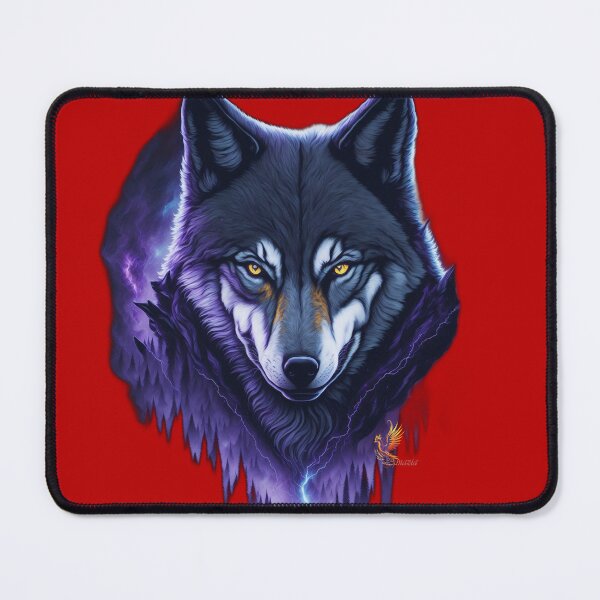 Item preview, Sinister Wolf (Red) designed and sold by AmaziaCo.