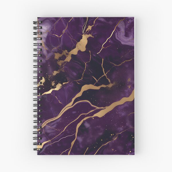 Item preview, Dark Purple Marble Texture with Gold Flecks  designed and sold by BirdsnStuff.