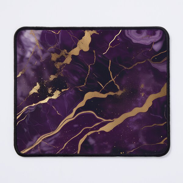 Item preview, Dark Purple Marble Texture with Gold Flecks  designed and sold by BirdsnStuff.