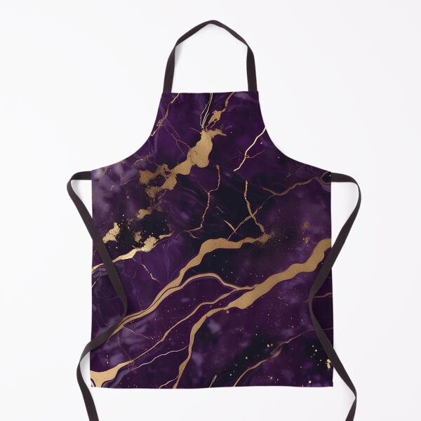 Item preview, Dark Purple Marble Texture with Gold Flecks designed and sold by BirdsnStuff.