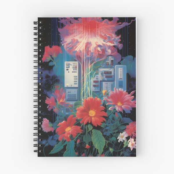 Item preview, Retro Computer Hardware and a Bunch of Red Flowers designed and sold by Je-we.