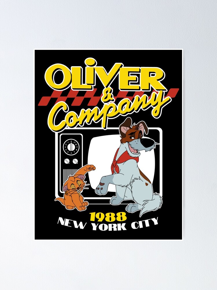  Disney Oliver & Company Dodger Why Should I Worry? V-Neck T- Shirt : Clothing, Shoes & Jewelry