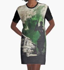 Resi 1 Chris Redfield Minimalist Art Graphic T-Shirt Dress