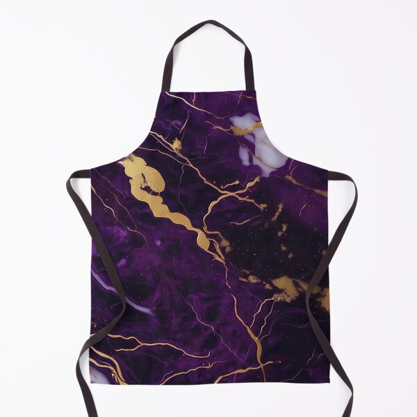 Item preview, Dark Purple Marble Texture with Gold Flecks designed and sold by BirdsnStuff.