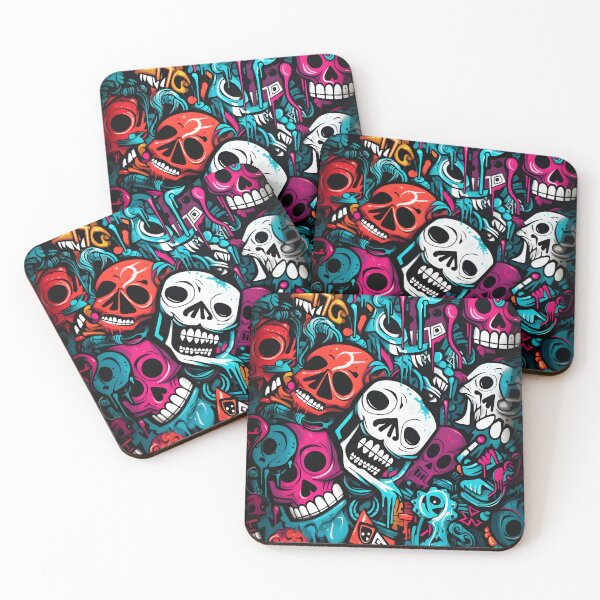 Item preview, Urban Skull Spray designed and sold by ThreeTimesGreat.
