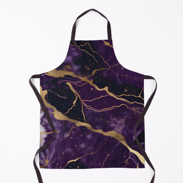 Item preview, Dark Purple Marble Texture with Gold Flecks designed and sold by BirdsnStuff.