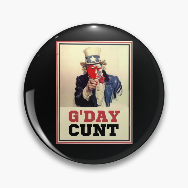 Item preview, Trump Mugshot G'Day Cunt designed and sold by Flirt-Teez.