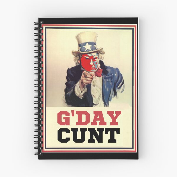 Item preview, Trump Mugshot G'Day Cunt designed and sold by Flirt-Teez.