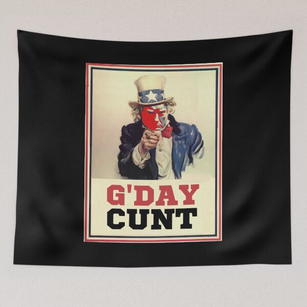 Item preview, Trump Mugshot G'Day Cunt designed and sold by Flirt-Teez.