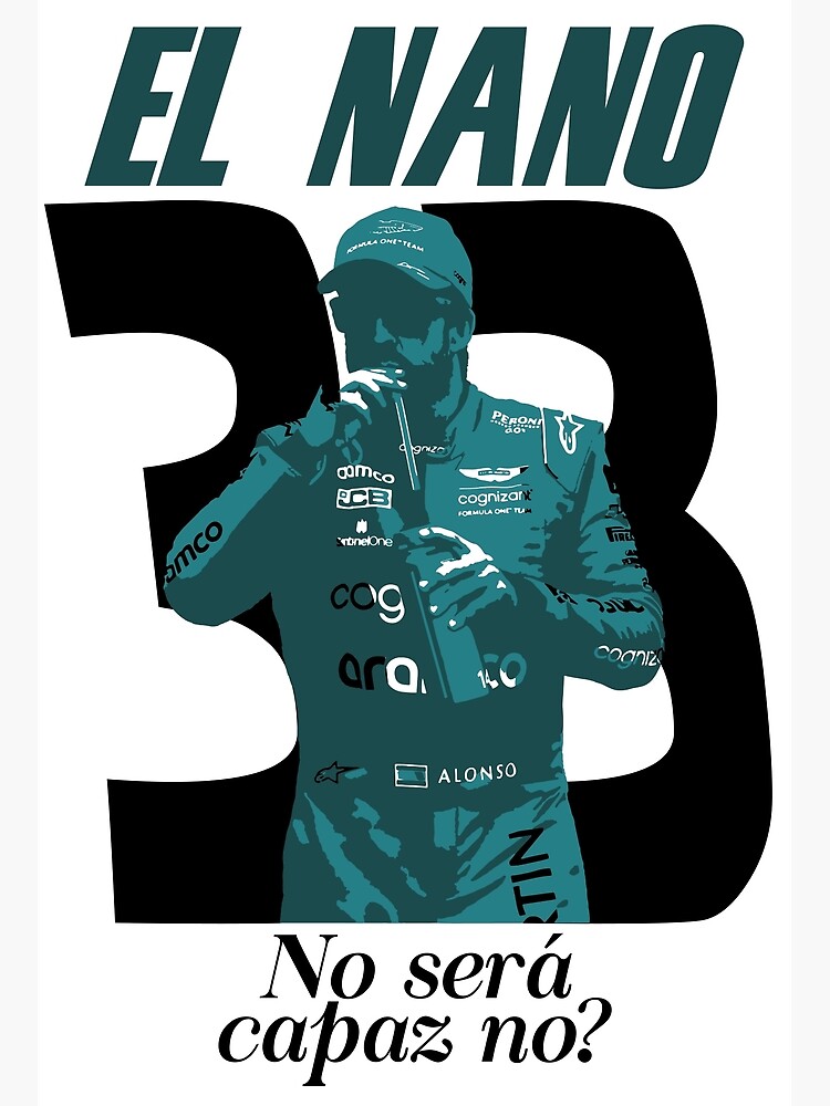 Fernando Alonso Aston Martin F1 2023 Win 33 The Nano Pack Stickers Sticker  by Almorranero